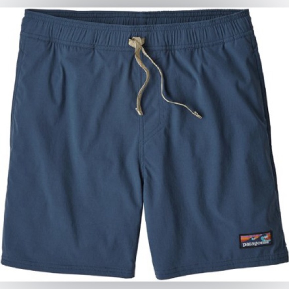 Patagonia Stretch Wavefarer Volley Board Shorts - Men's 16" Outseam Blue Large
